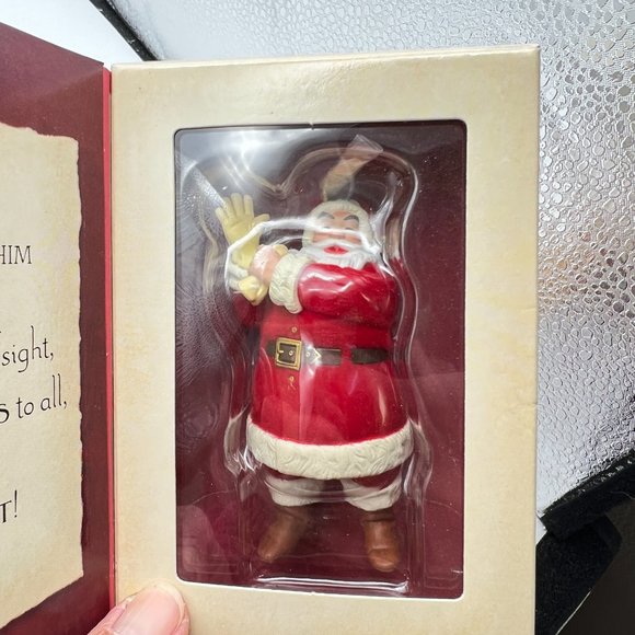 Hallmark Keepsake TWAS THE NIGHT BEFORE CHRISTMAS Santa Claus NEW In Box 2001 - Picture 9 of 9